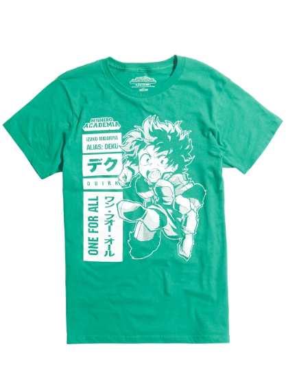 izuku midoriya t shirt